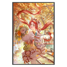 Load image into Gallery viewer, Yishu - Rural Girl - 50*74CM 11CT 3 Stamped Cross Stitch