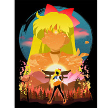 Load image into Gallery viewer, Sailor Moon 30*40CM(Canvas) Full Round Drill Diamond Painting