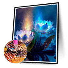 Load image into Gallery viewer, Lotus 30*40CM(Canvas) Full Round Drill Diamond Painting