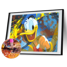 Load image into Gallery viewer, Donald Duck 50*30CM(Canvas) Full Round Drill Diamond Painting