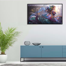 Load image into Gallery viewer, Robot Girl 50*30CM(Canvas) Full Round Drill Diamond Painting