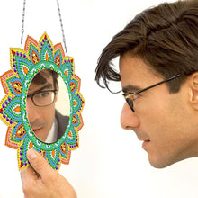 Load image into Gallery viewer, DIY Compact Mirror Paint by Number Kits Hanging Flower Home Decor (PFL301)