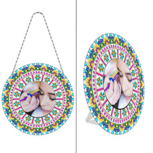 Load image into Gallery viewer, DIY Compact Mirror Paint by Number Kits Hanging Flower Home Decor (PFL306)