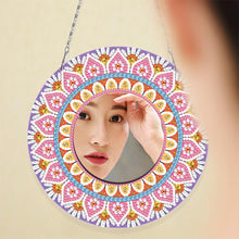 Load image into Gallery viewer, DIY Compact Mirror Paint by Number Kits Hanging Flower Home Decor (PFL307)