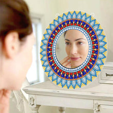 Load image into Gallery viewer, DIY Compact Mirror Paint by Number Kits Hanging Flower Home Decor (PFL308)