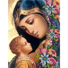 Load image into Gallery viewer, Virgin Mary 30*40CM(Canvas) Full Round Drill Diamond Painting