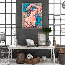 Load image into Gallery viewer, Girl Crystal Heart 30*40CM(Canvas) Full Round Drill Diamond Painting