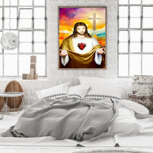 Load image into Gallery viewer, Jesus 30*40CM(Canvas) Full Round Drill Diamond Painting