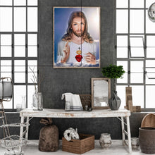 Load image into Gallery viewer, Jesus 30*40CM(Canvas) Full Round Drill Diamond Painting