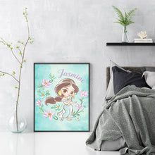 Load image into Gallery viewer, Yishu - Princess Jasmine - 40*50CM 11CT 3 Stamped Cross Stitch