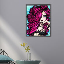 Load image into Gallery viewer, Long-Haired Girl 30*40CM(Canvas) Full Round Drill Diamond Painting