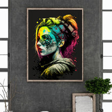 Load image into Gallery viewer, Colorful Makeup 30*40CM(Canvas) Full Round Drill Diamond Painting