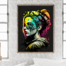 Load image into Gallery viewer, Colorful Makeup 30*40CM(Canvas) Full Round Drill Diamond Painting