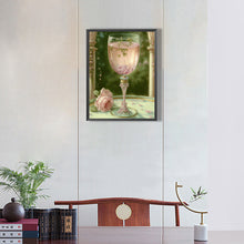 Load image into Gallery viewer, Flower Goblet 30*40CM(Canvas) Full Round Drill Diamond Painting
