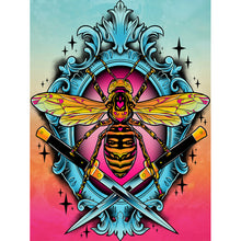 Load image into Gallery viewer, Huancan - Bee - 45*60CM 11CT 3 Stamped Cross Stitch