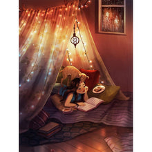 Load image into Gallery viewer, Huancan - Girl - 50*65CM 11CT 3 Stamped Cross Stitch