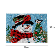 Load image into Gallery viewer, Snowman And Birds On A Snowy Day - 52*38CM Carpet Embroidery