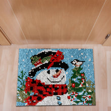Load image into Gallery viewer, Snowman And Birds On A Snowy Day - 52*38CM Carpet Embroidery