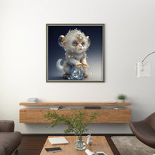 Load image into Gallery viewer, Huancan - Zodiac Sign - Monkey - 45*45CM 9CT 4 Stamped Cross Stitch