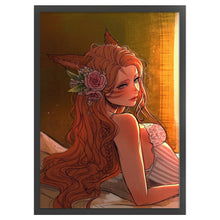 Load image into Gallery viewer, Huancan - Girl - 50*70CM 11CT 3 Stamped Cross Stitch