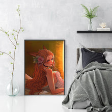 Load image into Gallery viewer, Huancan - Girl - 50*70CM 11CT 3 Stamped Cross Stitch