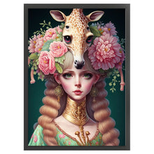 Load image into Gallery viewer, Huancan - Girl - 45*65CM 11CT 3 Stamped Cross Stitch