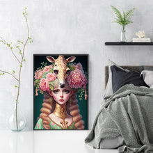 Load image into Gallery viewer, Huancan - Girl - 45*65CM 11CT 3 Stamped Cross Stitch