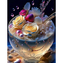 Load image into Gallery viewer, World In A Cup 50*60CM(Canvas) Full Round Drill Diamond Painting