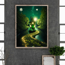 Load image into Gallery viewer, Fluent Green Lake 30*40CM(Canvas) Full Round Drill Diamond Painting