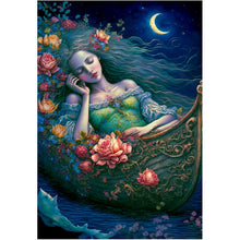 Load image into Gallery viewer, Huancan - Fantasy Moon Girl - 50*70CM 11CT 3 Stamped Cross Stitch