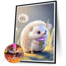 Load image into Gallery viewer, Hedgehog And Daisy 30*40CM(Canvas) Full Round Drill Diamond Painting