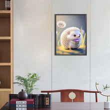 Load image into Gallery viewer, Hedgehog And Daisy 30*40CM(Canvas) Full Round Drill Diamond Painting