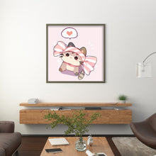 Load image into Gallery viewer, Huancan - Cute Cartoon Kitten - 40*40CM 11CT 3 Stamped Cross Stitch