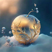 Load image into Gallery viewer, Yishu - Dream Crystal Apple - 50*50CM 11CT 3 Stamped Cross Stitch