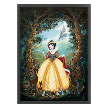 Load image into Gallery viewer, Yishu - Disney Princesses - 50*60CM 11CT 3 Stamped Cross Stitch