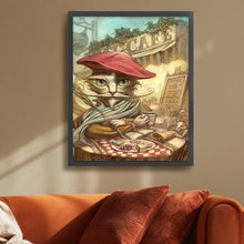 Load image into Gallery viewer, Yishu - Cat - 50*65CM 11CT 3 Stamped Cross Stitch