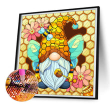 Load image into Gallery viewer, Gnome Gathering Honey 30*30CM(Canvas) Full Round Drill Diamond Painting