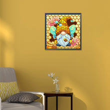 Load image into Gallery viewer, Gnome Gathering Honey 30*30CM(Canvas) Full Round Drill Diamond Painting