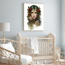 Load image into Gallery viewer, Gothic Girl 30*40CM(Canvas) Full Round Drill Diamond Painting