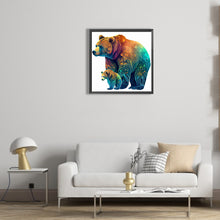 Load image into Gallery viewer, Bear And Cub 30*30CM(Canvas) Full Round Drill Diamond Painting