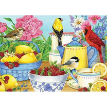 Load image into Gallery viewer, Birds' Tea Party 40*30CM(Canvas) Full Round Drill Diamond Painting