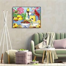 Load image into Gallery viewer, Birds' Tea Party 40*30CM(Canvas) Full Round Drill Diamond Painting