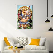 Load image into Gallery viewer, Yishu - Sexy Alice - 50*75CM 11CT 3 Stamped Cross Stitch