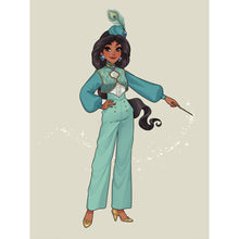 Load image into Gallery viewer, Princess Jasmine 30*40CM(Canvas) Full Round Drill Diamond Painting