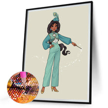 Load image into Gallery viewer, Princess Jasmine 30*40CM(Canvas) Full Round Drill Diamond Painting