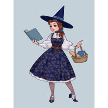 Load image into Gallery viewer, Princess Belle 30*40CM(Canvas) Full Round Drill Diamond Painting