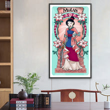 Load image into Gallery viewer, Mulan 40*70CM(Canvas) Full Round Drill Diamond Painting