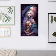 Load image into Gallery viewer, Yishu - Lady - 50*90CM 11CT 3 Stamped Cross Stitch