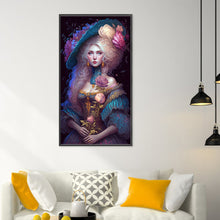 Load image into Gallery viewer, Yishu - Lady - 50*90CM 11CT 3 Stamped Cross Stitch