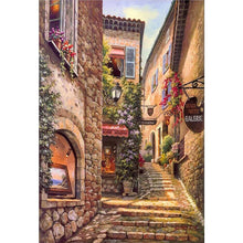 Load image into Gallery viewer, Scenic Cottage Street 50*70CM(Canvas) Full Round Drill Diamond Painting